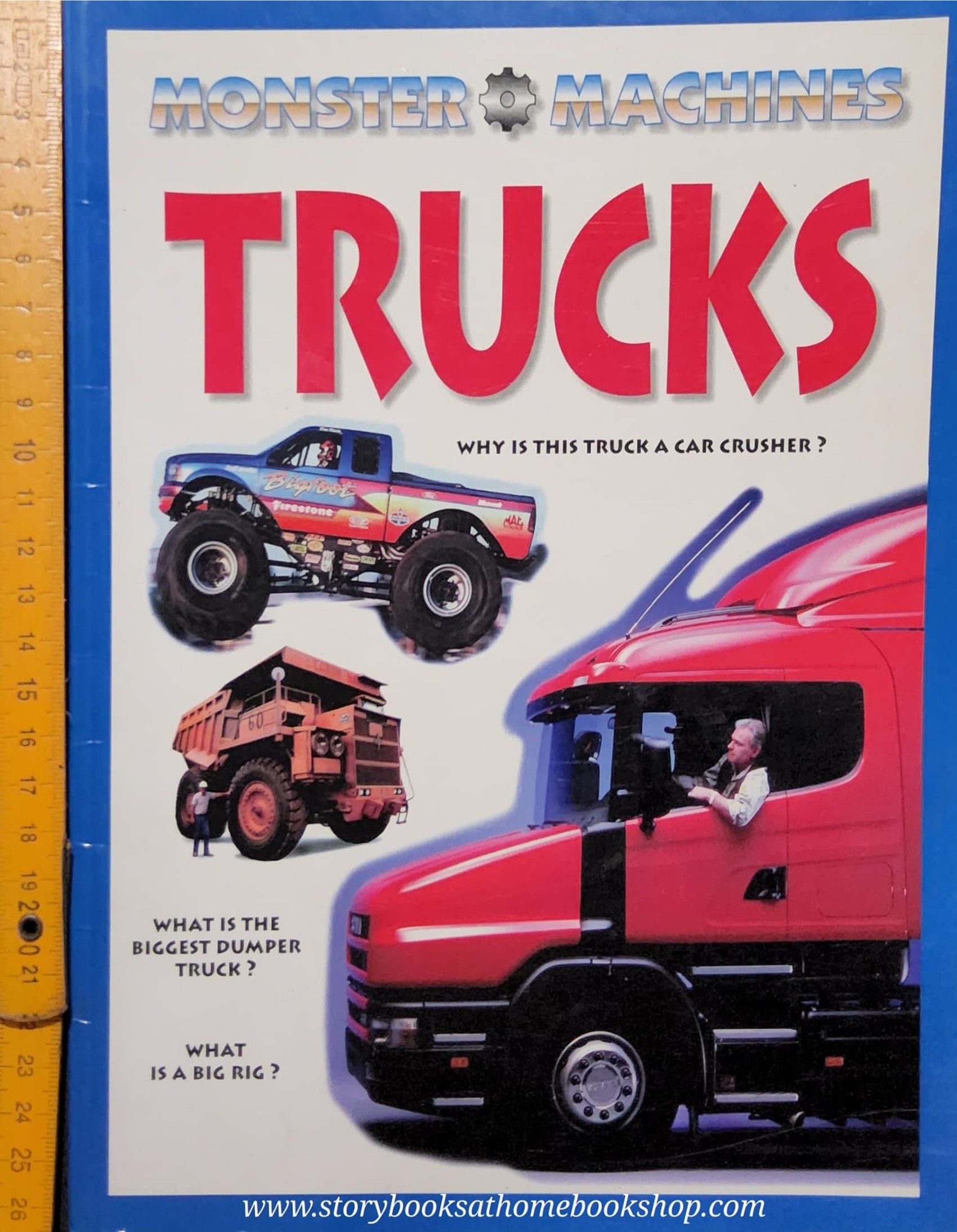 KNOWLEDGE BOOK** ♥️♥️MONSTER AND MACHINES TRUCKS ♥️♥️