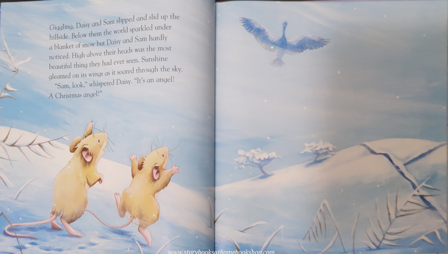 หนังสือนิทานปกแข็ง** ♥️♥️THE SNOW ANGEL BY CHRISTINE LEESON AND JANE CHAPMAN