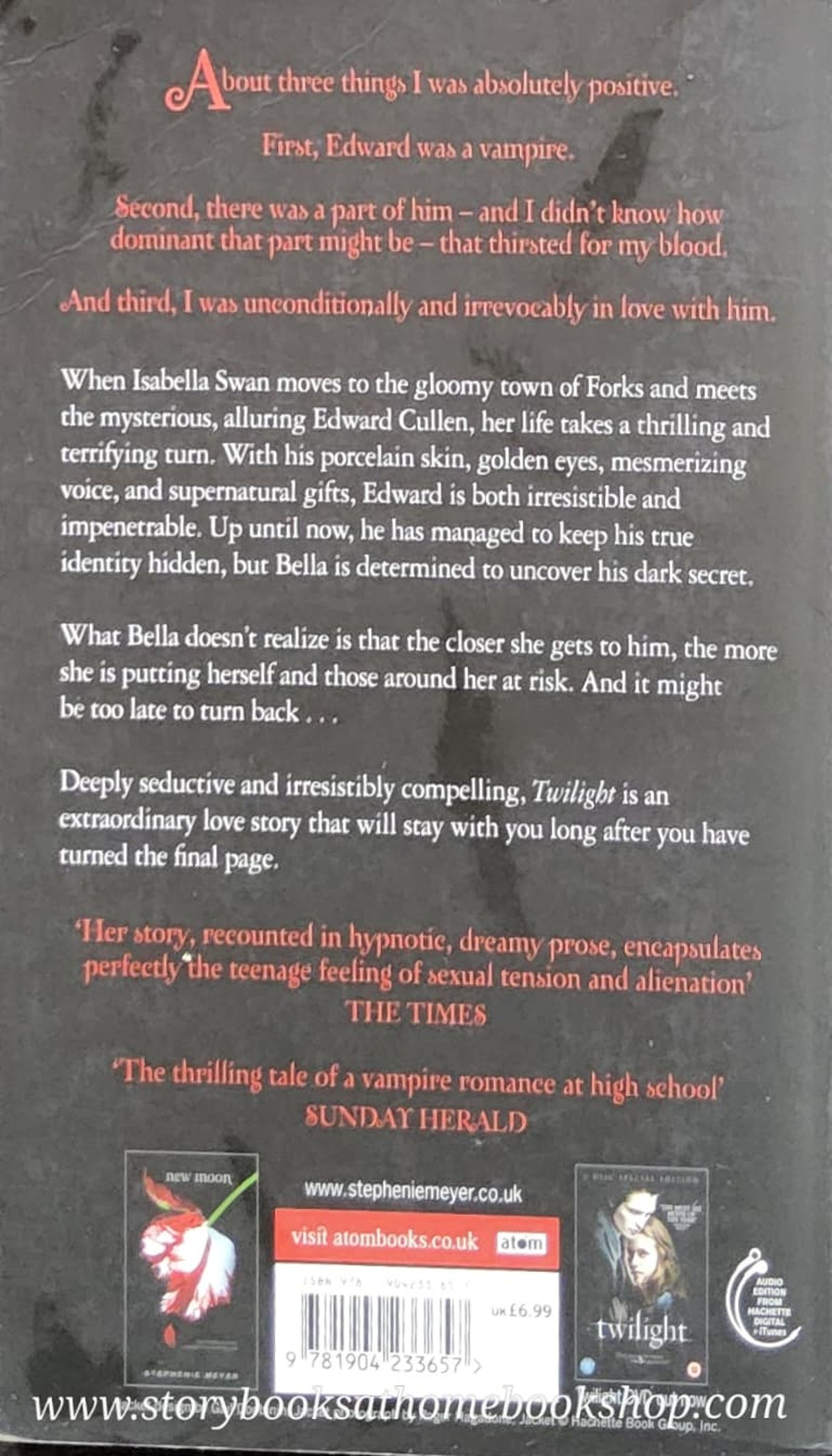 นวนิยายขายดี** **วรรณกรรมเยาวชน** 🍅Twilight book 1 (The Twilight Saga #1) by Stephenie Meyer