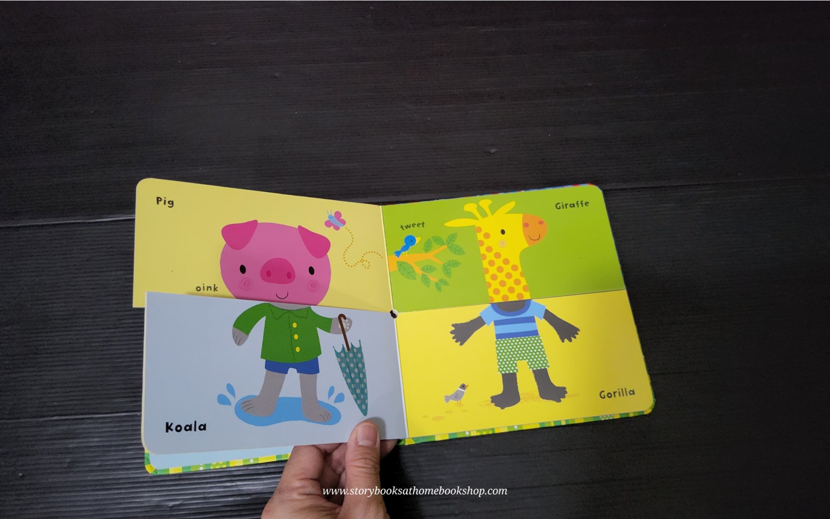 **MIX&MATCH BOARD BOOK** ♥️USBORNE BABY'S VERY FIRST MIX&MATCH PLAY BOOK