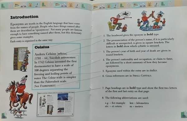 Knowledge Book หนังสือความรู้ ภาษาอังกฤษ 🍅🍓A Dictionary of Eponyms/Used สภาพ 80-90%