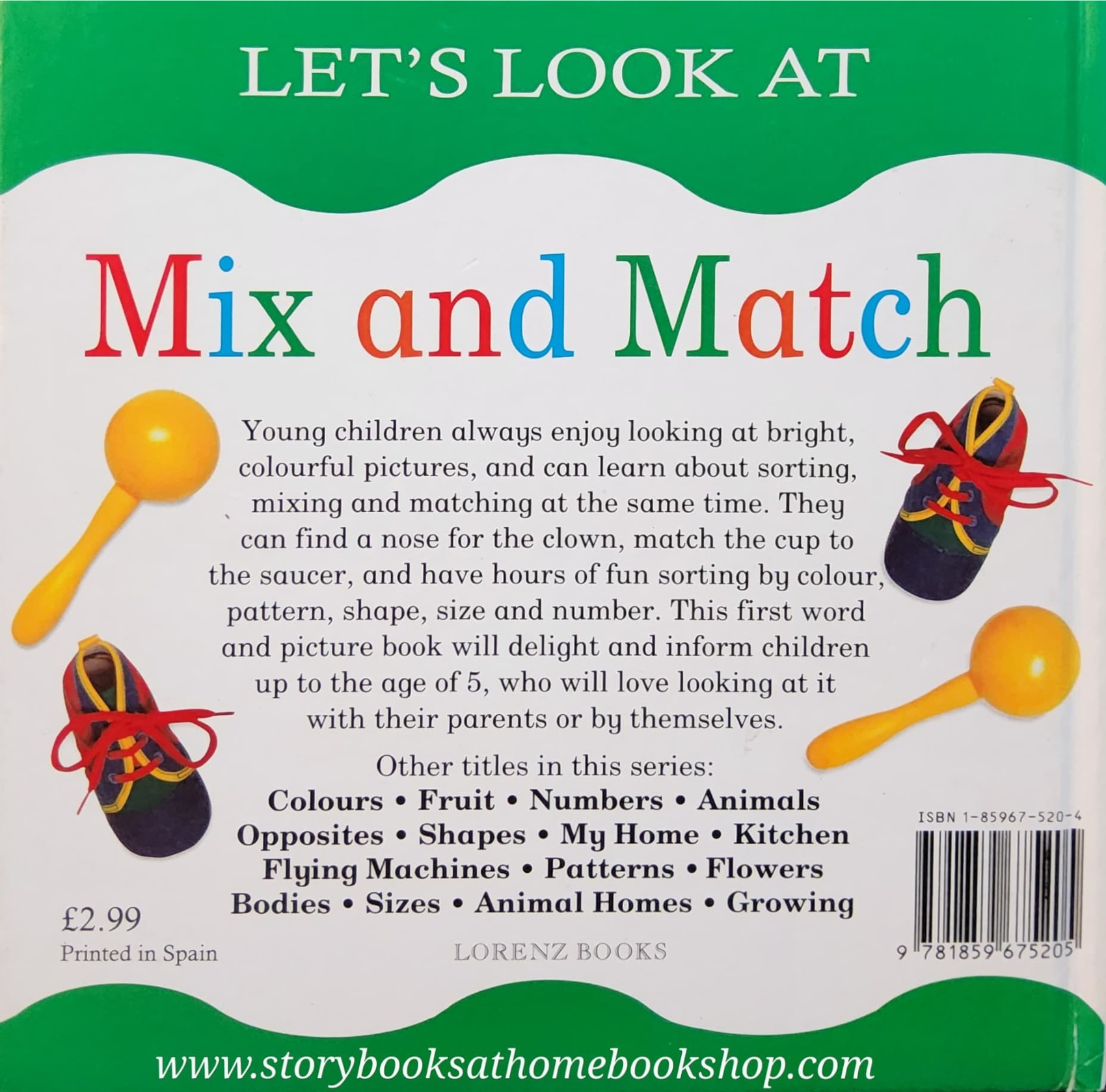 หนังสือนิทานปกแข็ง ** ♥️LET'S LOOK AT MIX AND MATCH ♥️