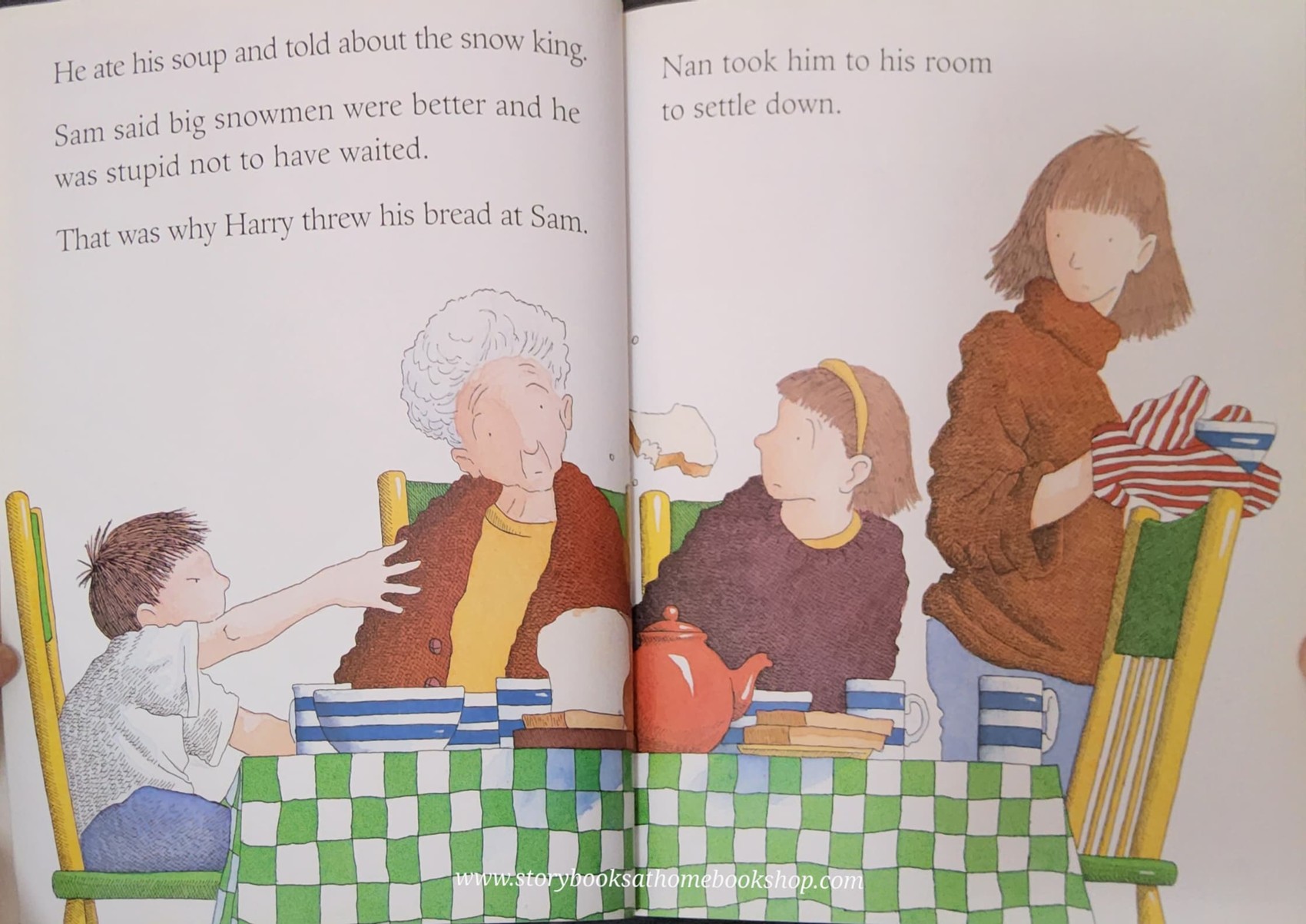 หนังสือนิทานปกอ่อน** 🍓🍓 HARRY AND THE SNOW KING BY IAN WHYBROW.ADRIAN RAYNOLDS