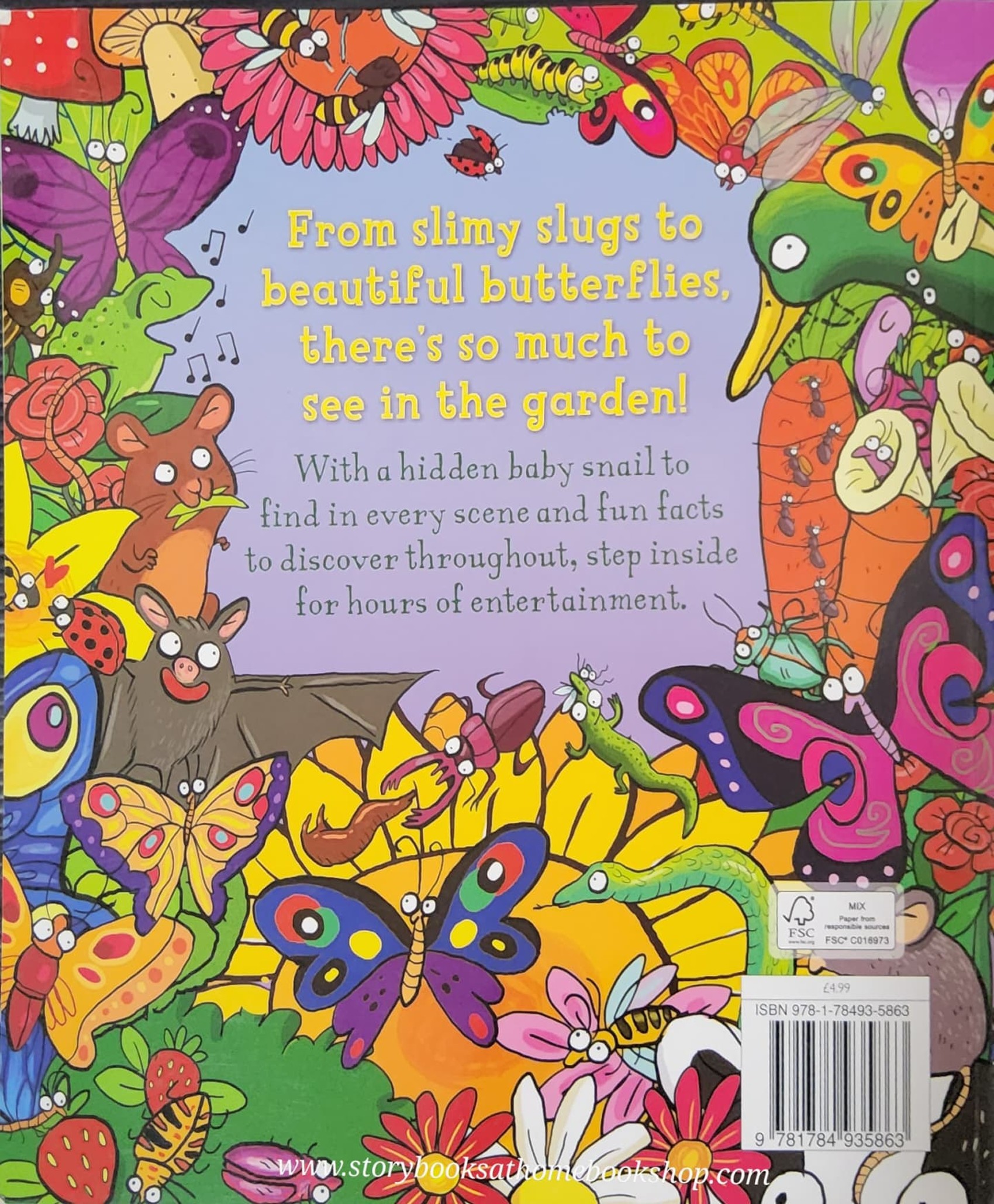 หนังสือนิทานปกอ่อน** 🍅🍓SPOT THE SNAIL IN THE GARDEN