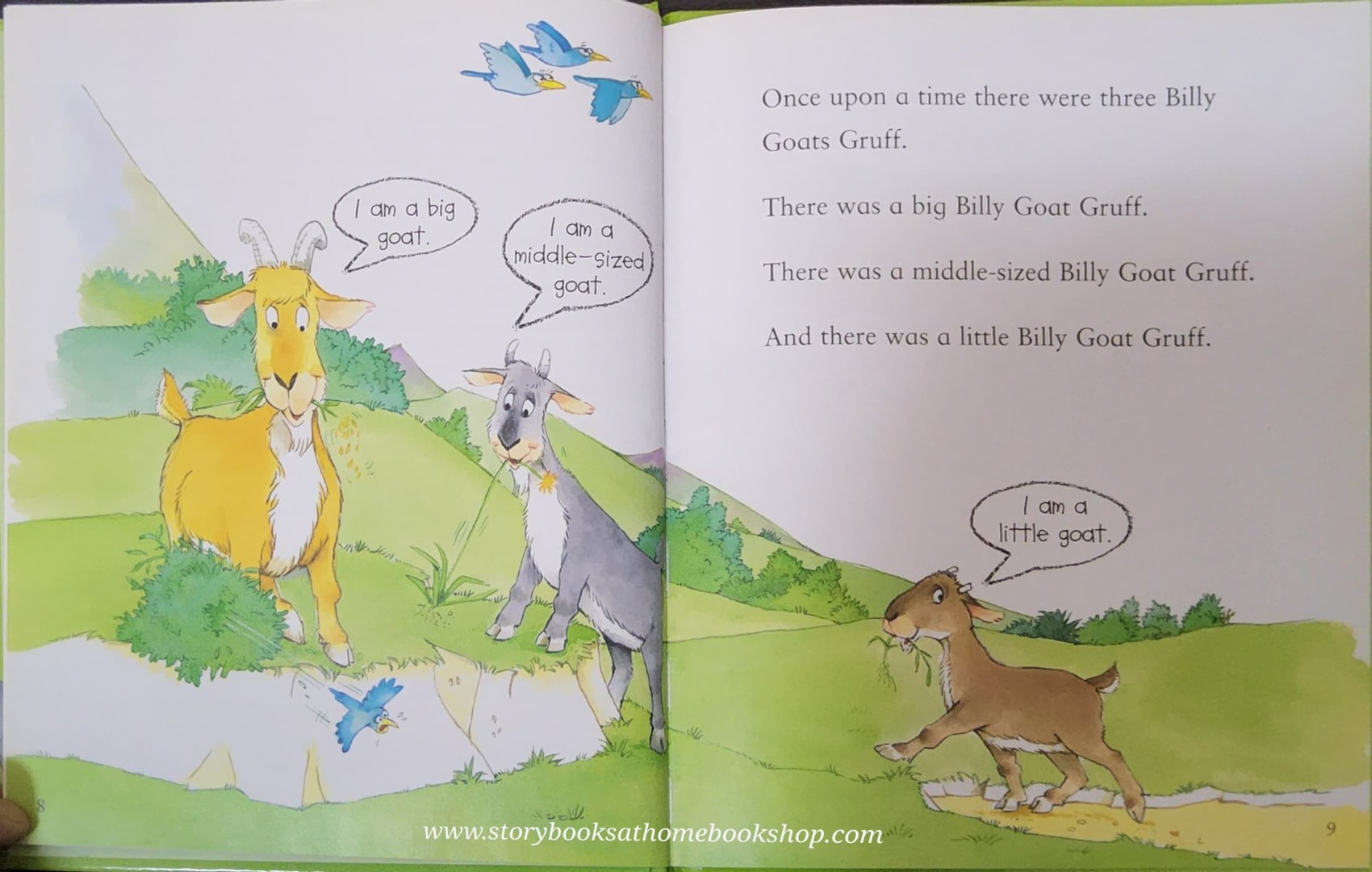 หนังสือนิทานปกแข็ง** 🍅🍅MY FIRST FAIRYTALES:THE THREE BILLY GOATS GRUFF WIH CD