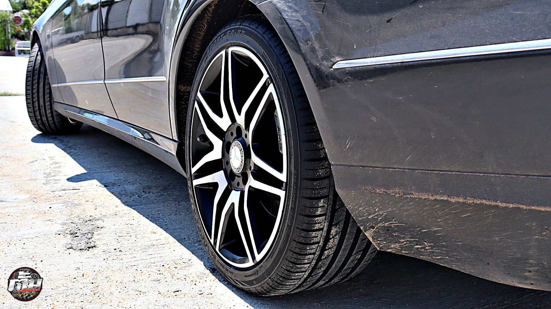 Mercedes Benz E250 เปลี่ยนยาง GOODRIDE SA37 235/40R18 95W