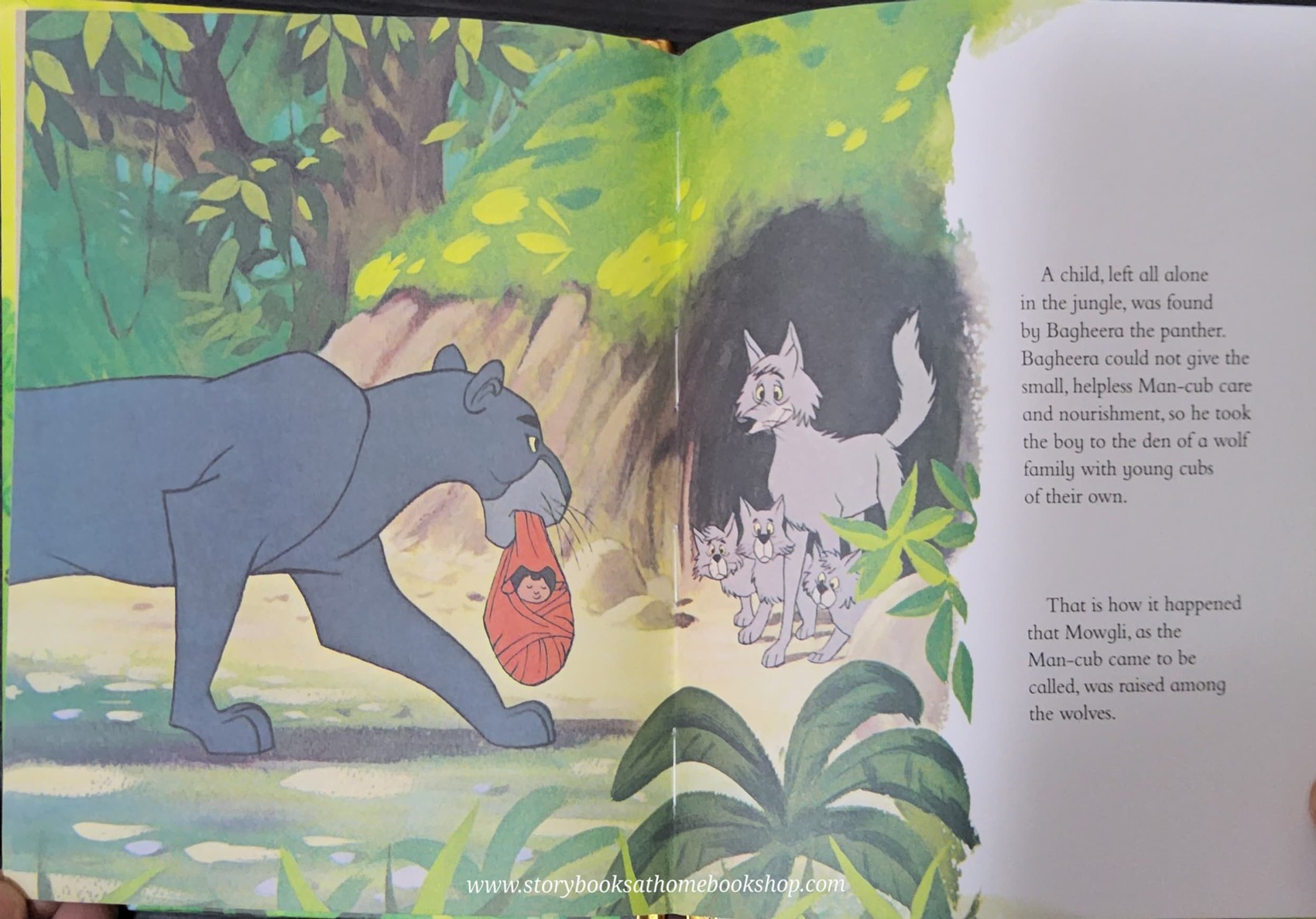 หนังสือนิทานปกแข็ง** 🍅🍓A TREASURE COVE STORY WALT DISNEY'S THE JUNGLE BOOK