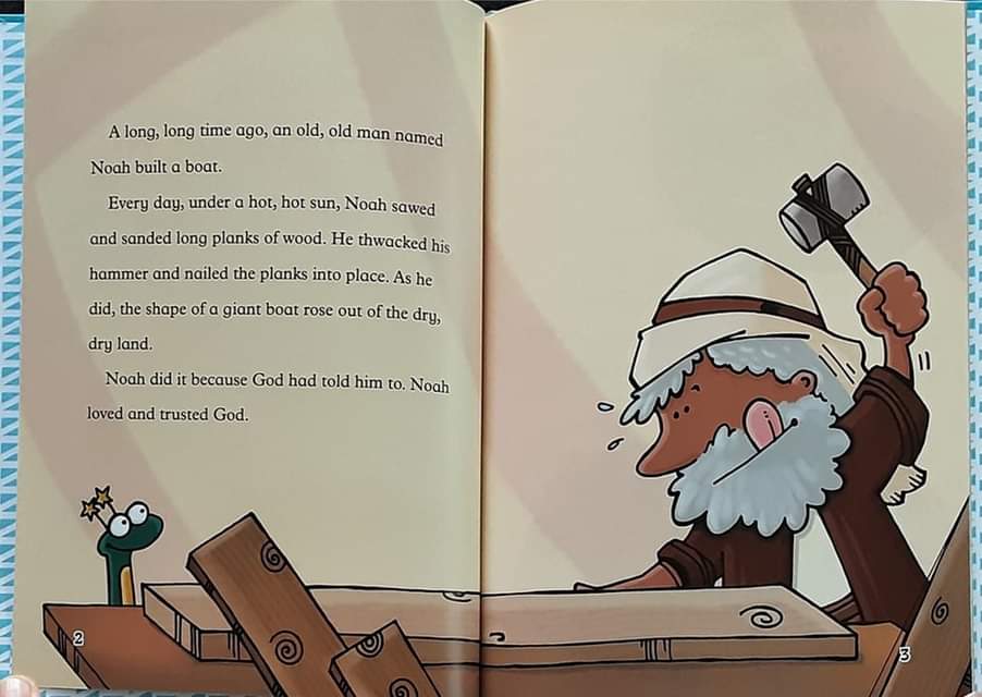 หนังสือนิทานปกแข็ง** 🍅🍓THE STORY OF NOAH'S ARK A SPARK BIBLE STORY
