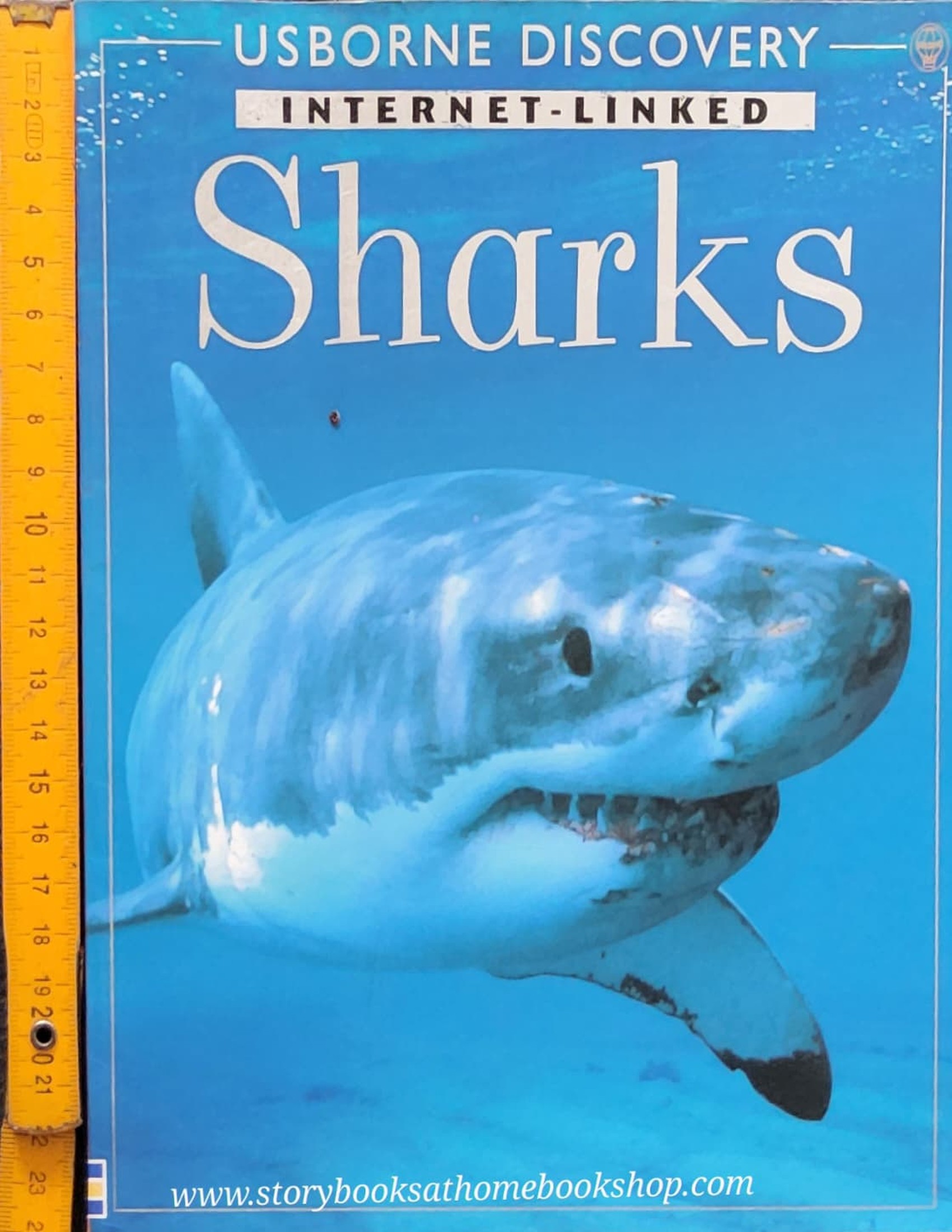 KNOWLEDGE BOOK ** 🍅🍅USBORNE DISCOVERY INTERNET-LINKED: SHARKS