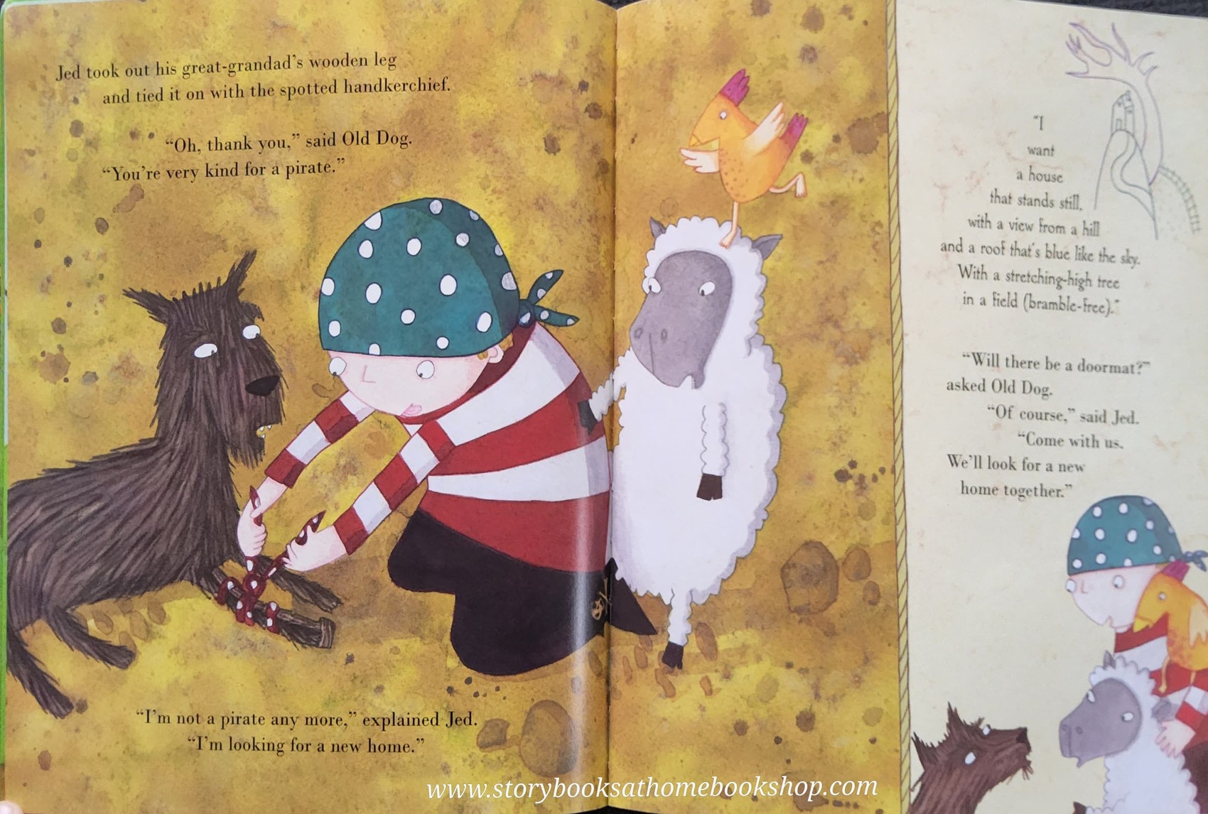 หนังสือนิทานปกอ่อน** 🍅A NEW HOME FOR A PIRATE♥️♥️