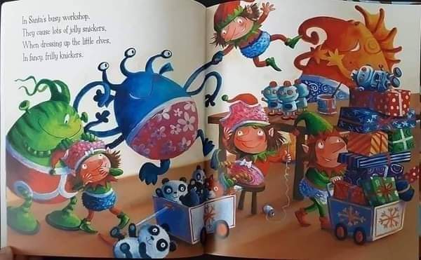 หนังสือนิทานปกอ่อน 🍅🍓Aliens Love Panta Claus