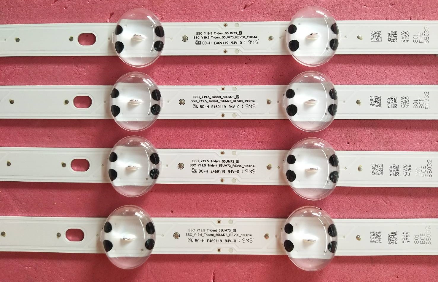 หลอดแบคไลน์ทีวีแอลจี LG ของแท้ถอดจากเครื่อง รุ่น55UM7290PTD.ATMGLJD