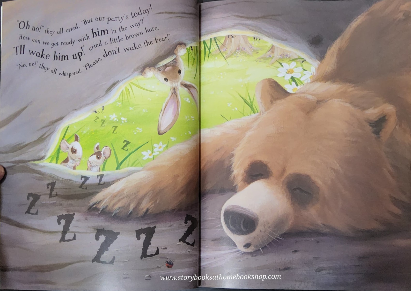 หนังสือนิทานปกอ่อน ** 🍅🍓DON'T WAKE THE BEAR HARE!