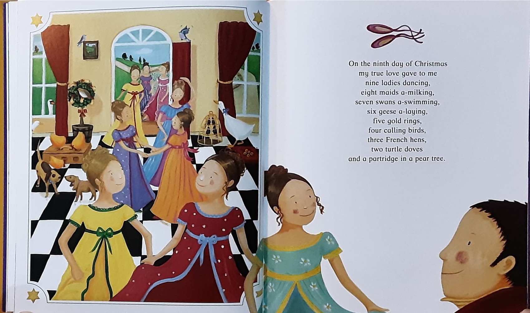 หนังสือนิทานปกแข็ง 🍅🍓THE Twelve Days of Christmas