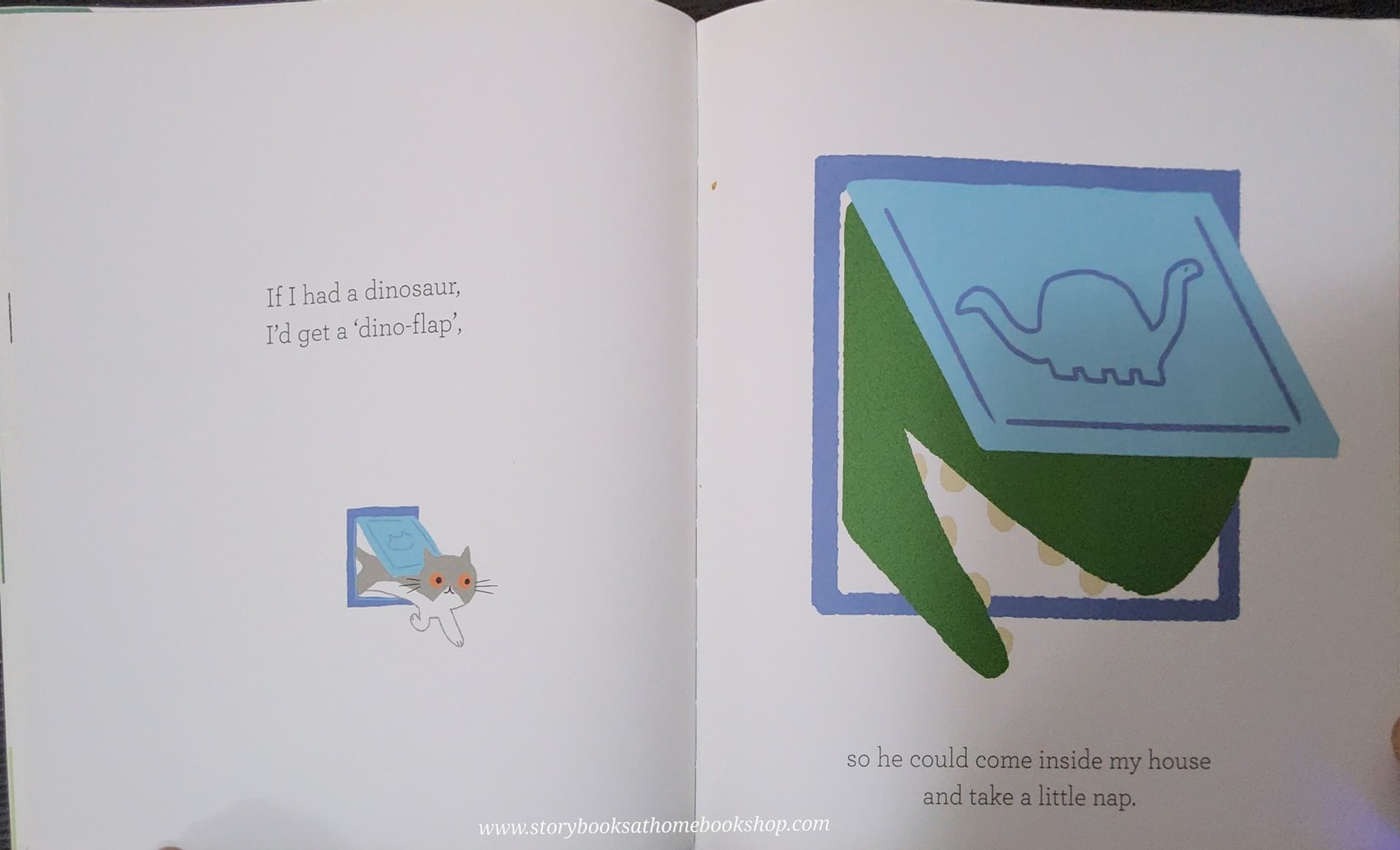 หนังสือนิทานปกอ่อน ** 🍅🍓IF I HAD A DINOSAUR BY ALEX BARROW