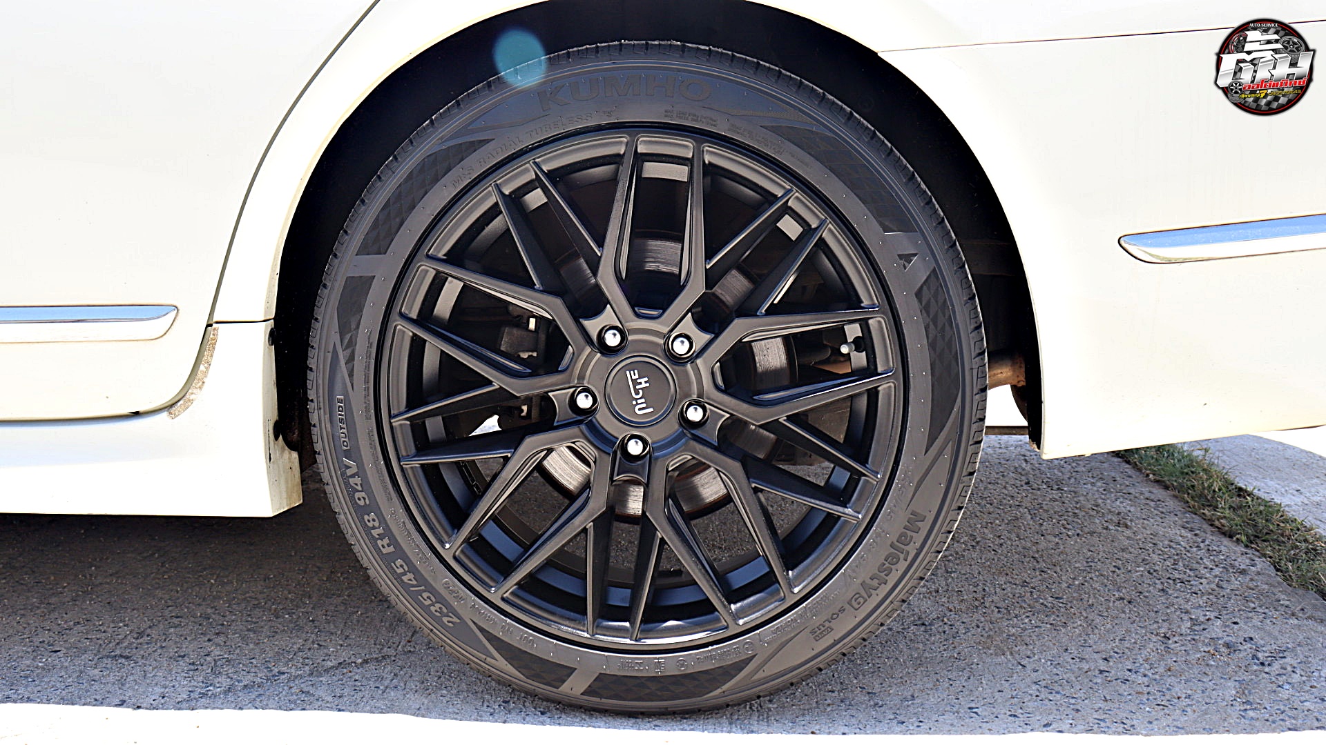 NISSAN TEANA เปลี่ยนล้อยาง ล้อNICHE GAMMA ขอบ18นิ้ว ยาง KUMHO MAJESTY9 SOLUS TA91 235/45R18 94V