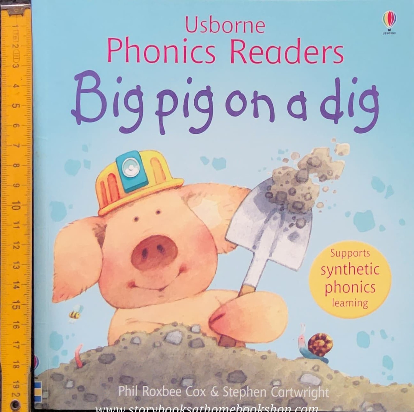 หนังสือนิทานปกอ่อน** 🍅🍓USBORNE PHONICS READERS: Big pig on a dig♥️♥️