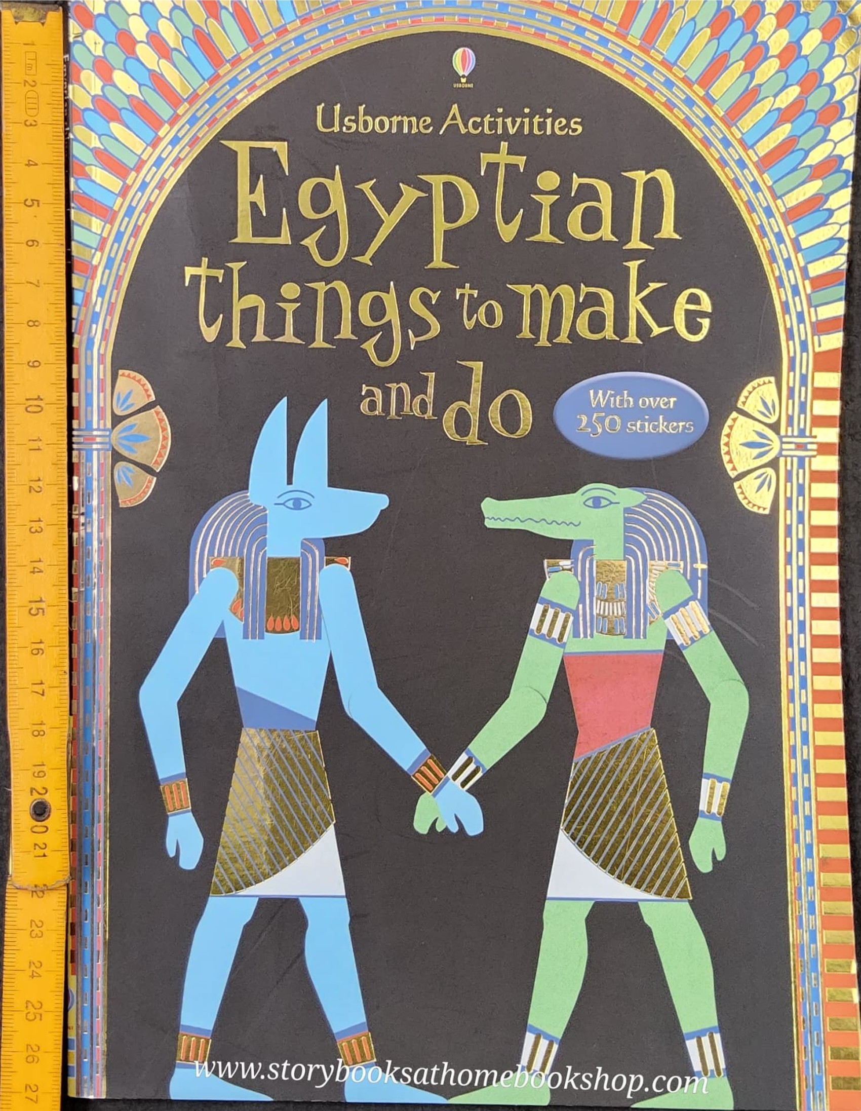 ACTIVITIES BOOK** 🍅🍅USBORNE ACTIVITIES EGYTIAN THINGS TO MAKE AND DO WITH 250 STICKERS