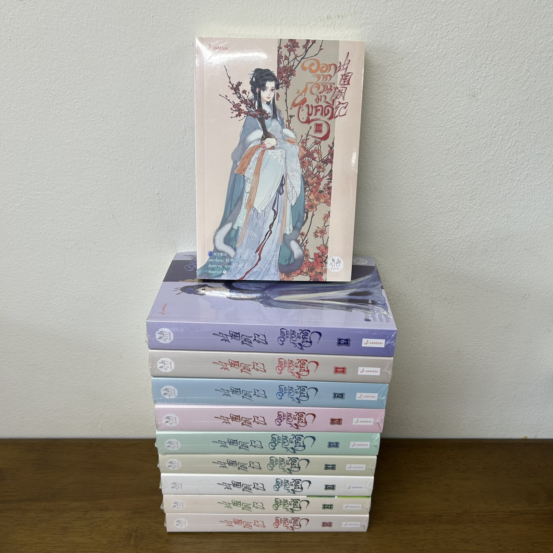 ออกจากจวนมาไขคดี เล่ม 1-10 จบ ... เหยาจี้ซาน (มือสอง) นิยาย จีนแปล นิยายรัก แจ่มใส