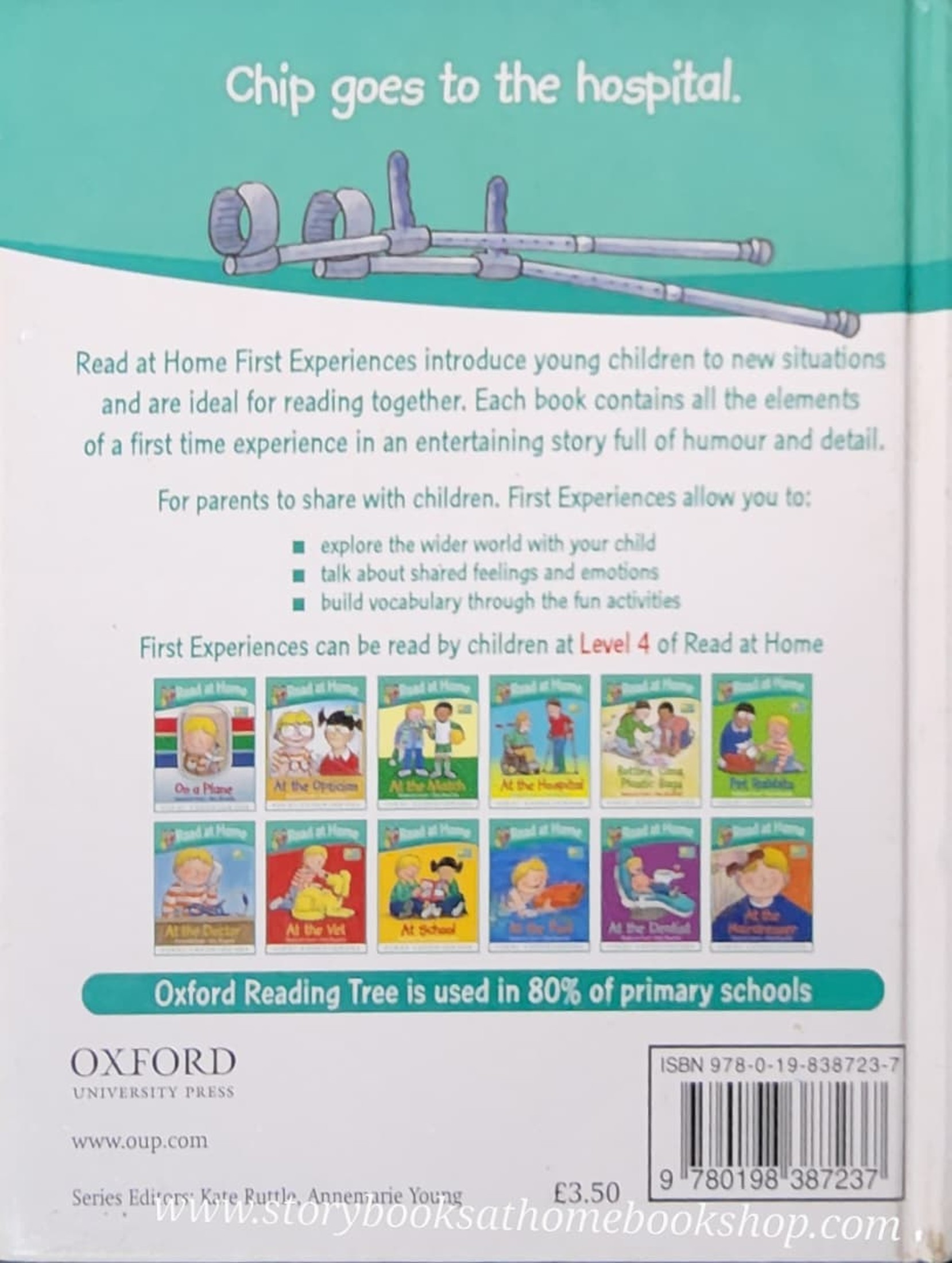 หนังสือนิทานปกแข็ง** 🍅READ AT HOME:FIRST EXPERIENCES: AT THE HOSPITAL