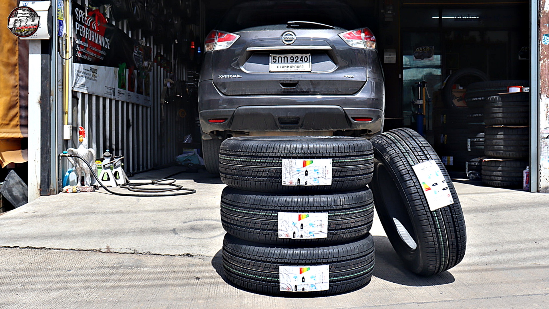 NISSAN X-Trail เปลี่ยนยาง BRIDGESTONE HT470 225/65R17 102T
