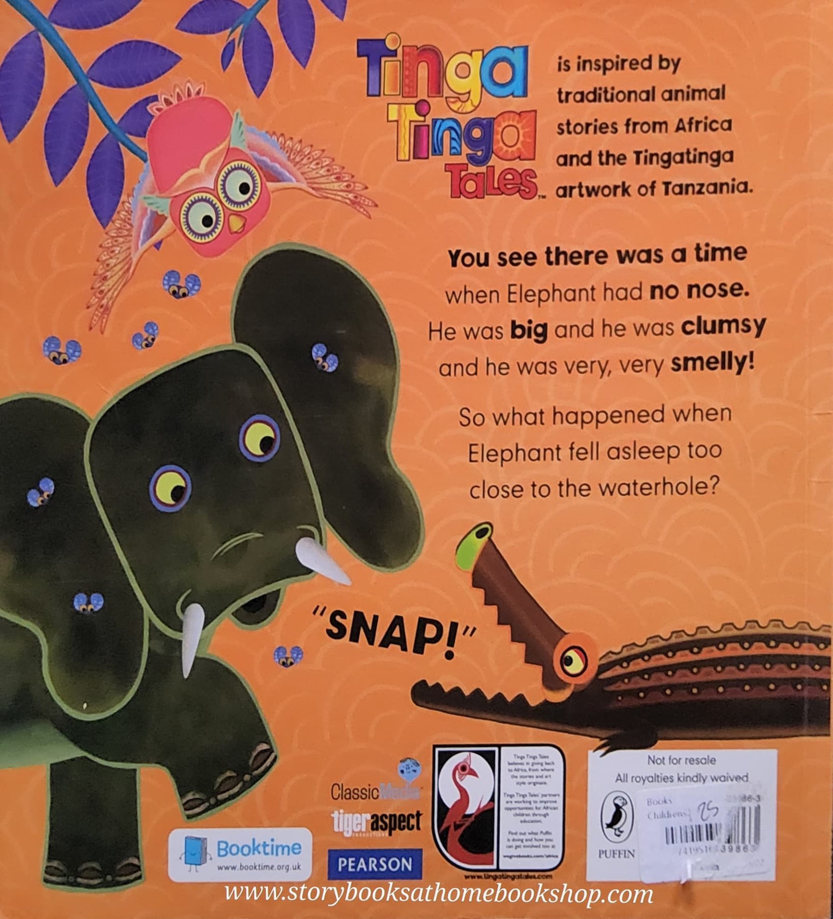 หนังสือนิทานปกอ่อน** 🍅TINGA TINGA TALES:WHY ELEPHANT HAS A TRUNK