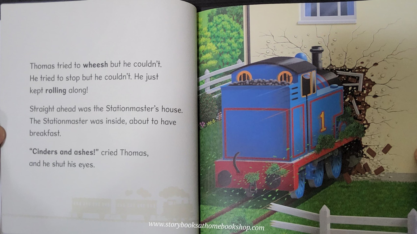 หนังสือนิทานปกอ่อน** 🍅🍅THOMAS&FRIENDS:THOMAS GOES CRASH