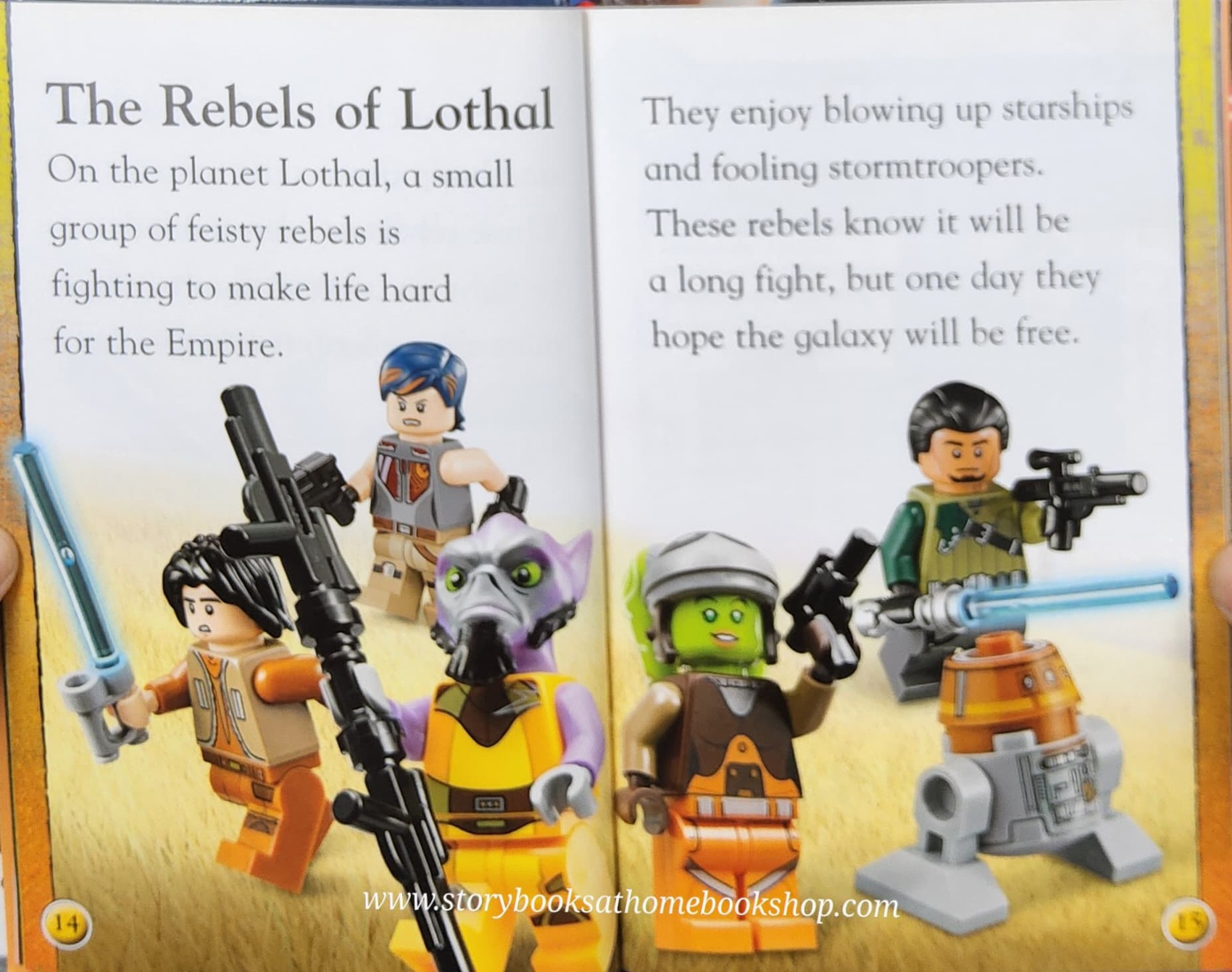 หนังสือนิทานปกแข็ง ** ♥️THE LEGO STARWARS FREE THE GALAXY