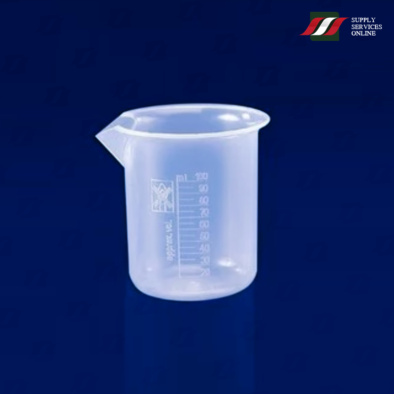 บีกเกอร์พลาสติก, GRADUATED BEAKERS Low Form, PP
