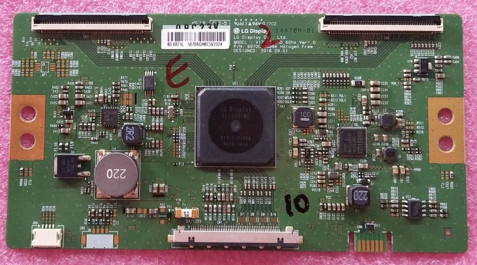 ทีคอนทีวี LG แอลจี ของแท้มือสองถอดจากเครื่อง รุ่น65UJ630T พาร์ท 6870C-0689A