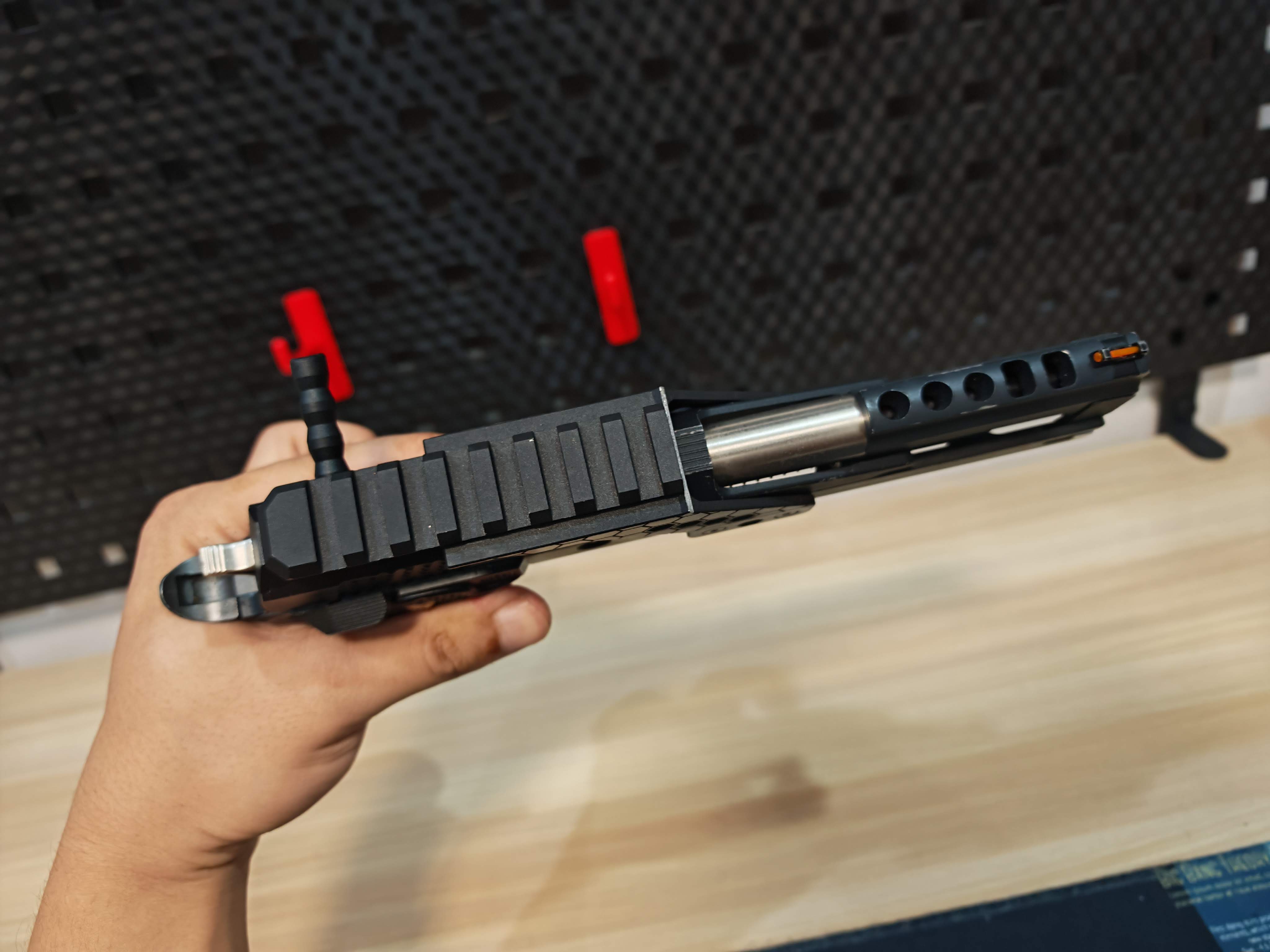 AW Custom HX2202 Hi-Capa 6" Dragon ไต้หวัน BB Gun บีบีกัน แบบแก๊ส ปืนอัดลม มือสอง Airsoft Gun