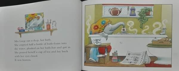 หนังสือนิทานปกอ่อน** 🍅🍓THE LARGE FAMILY:FIVE MINUTES' PEACE BY JILL MURPHY