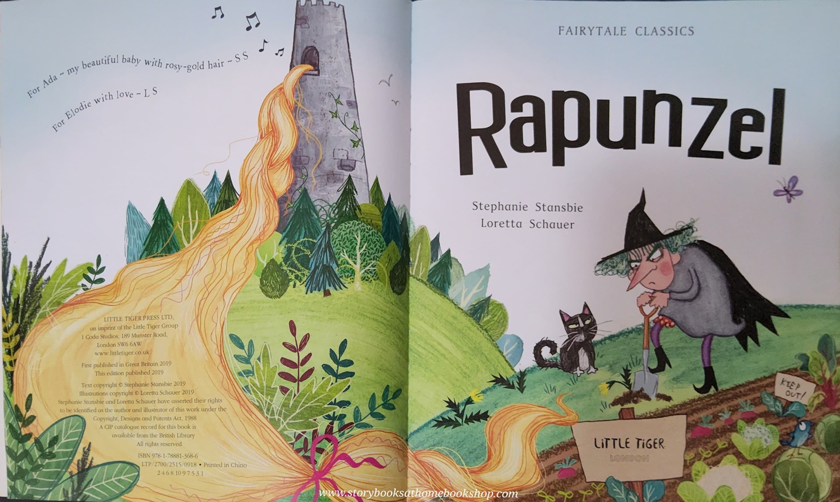 หนังสือนิทานปกอ่อน** 🍅🍅FAIRYTALE CLASSIC:RAPUNZEL