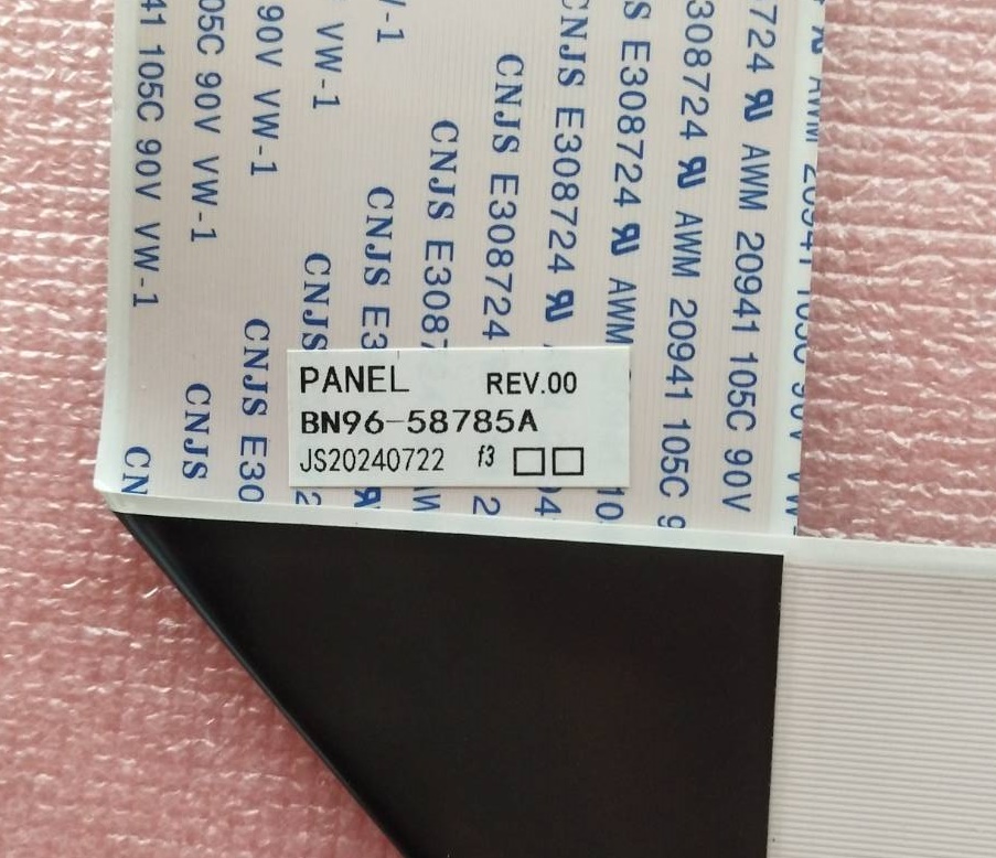 สายแพยาวทีวีซัมซุง SAMSUNG ของแท้ถอดจากเครือง รุ่นUA55DU7700 พาร์ทBN96-58785A และรุ่นอื่นที่พาร์ทตรงกัน