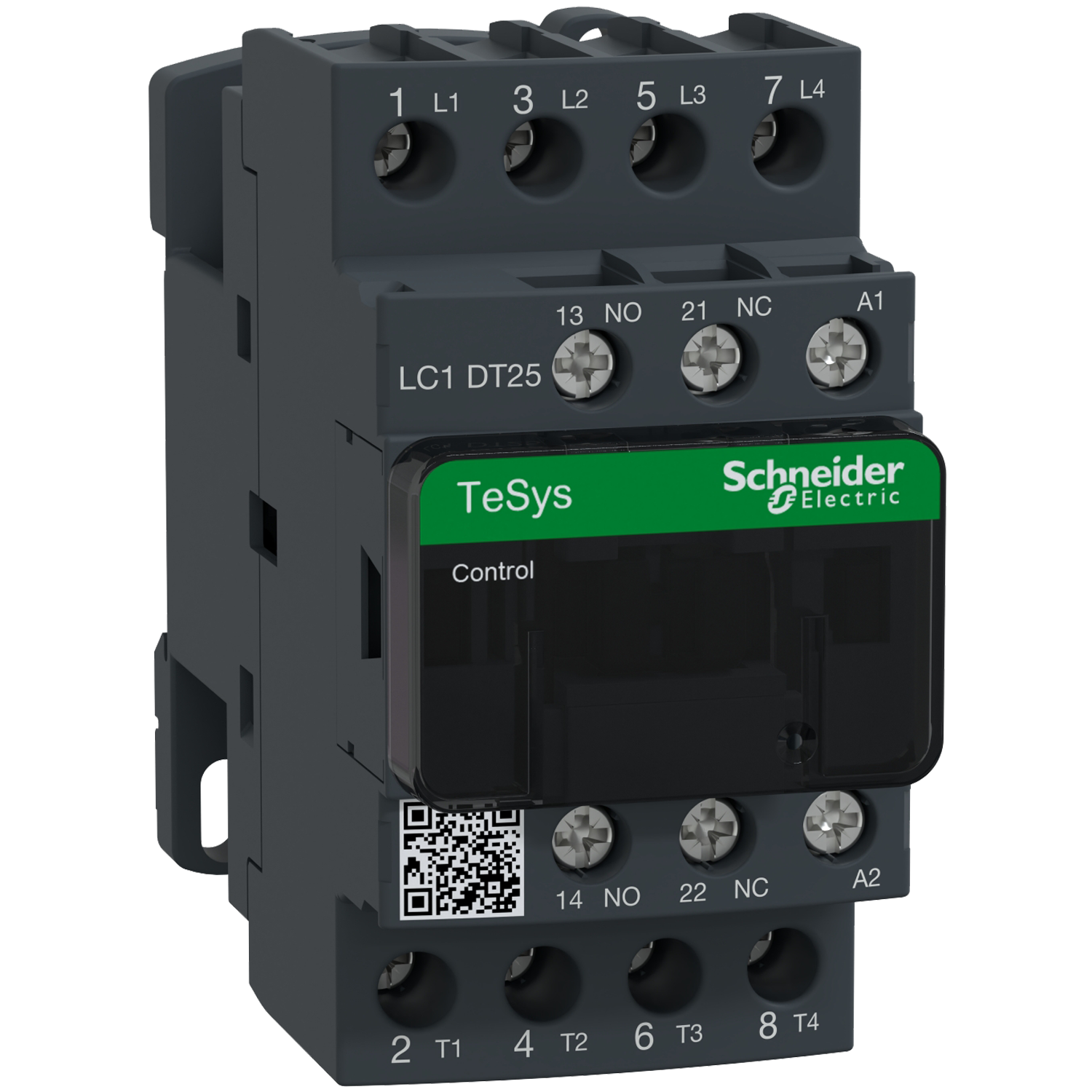 LC1DT25F7 : แมกเนติกคอนแทคเตอร์ 4P 25A 110VAC - Schneider Electric - Magnetic Contactors by pik2pak.com