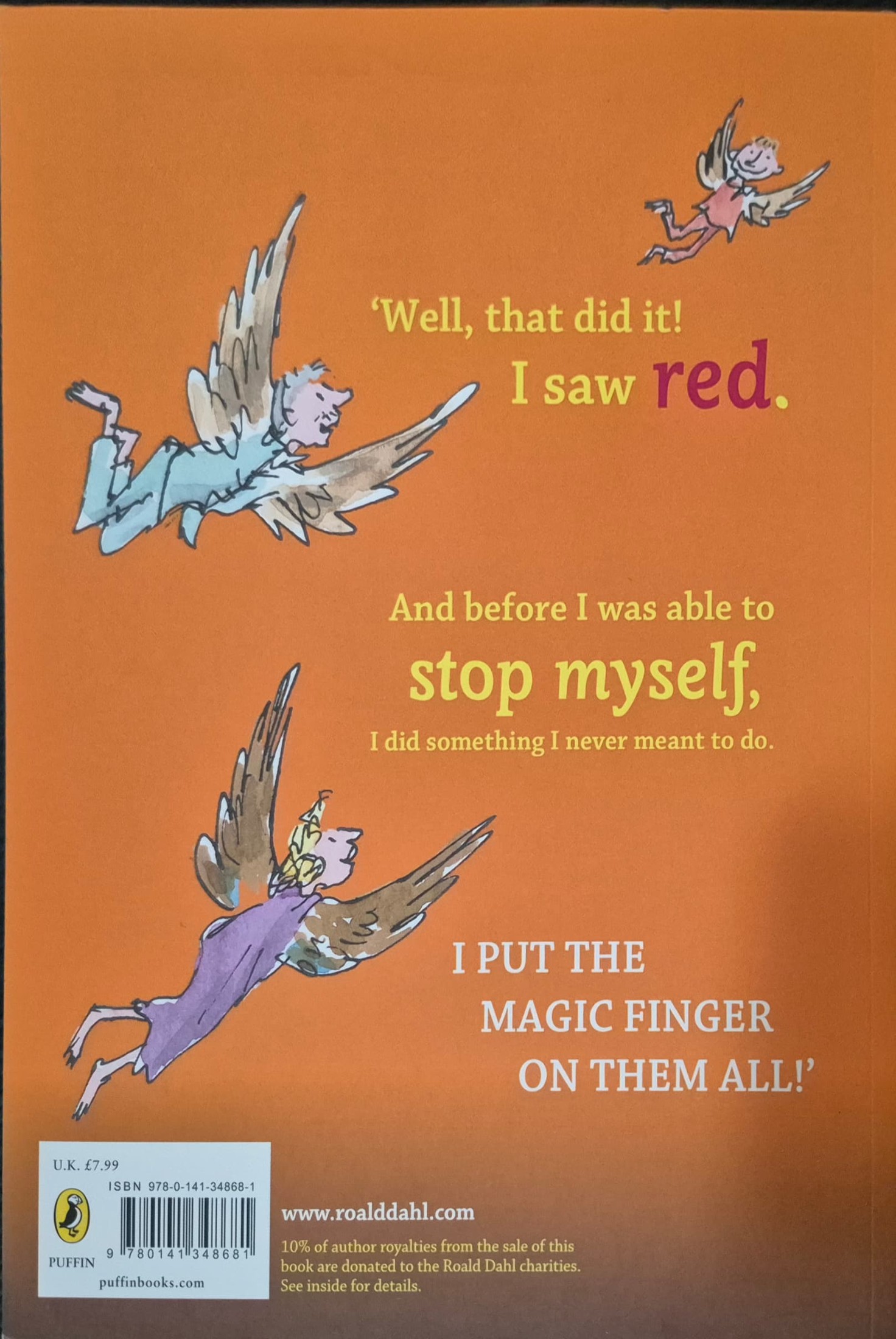 หนังสือนิทานปกอ่อน** 🍅🍅THE WORLD'S NO.A STORYTELLER: ROALD DAHL THE MAGIC FINGER