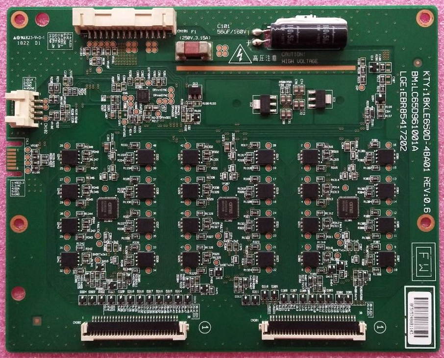 ไดร์ LED LG แอลจี ของแท้ถอดจากเครื่อง ใช้กับรุ่น 65SK8500PTA พาร์ทบอร์ด EBR85417202