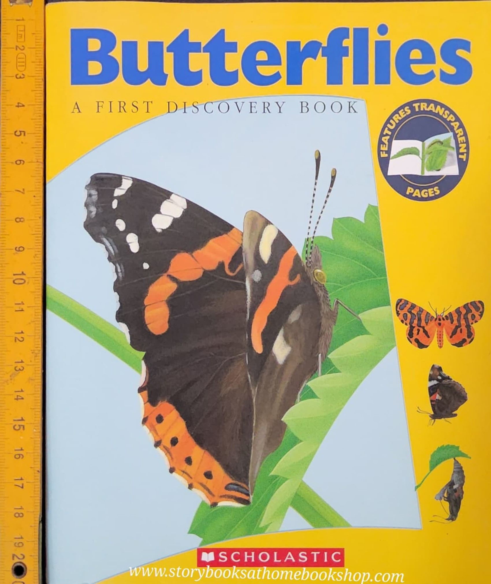 KNOWLEDGE BOOK WITH FEATURES TRANSPARENT PAGES** ð
ðBUTTERFLIES A FIRST DISCOVERY BOOK