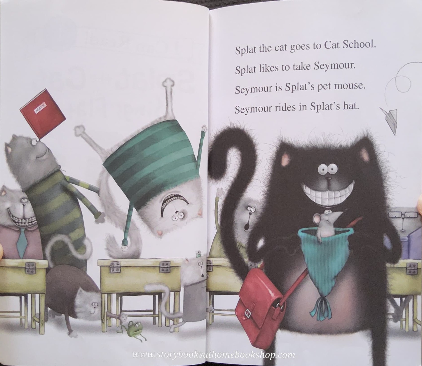 หนังสือนิทานปกอ่อน** 🍅🍅 I CAN READ BEGINNING1:SPLAT THE CAT SINGS FLAT