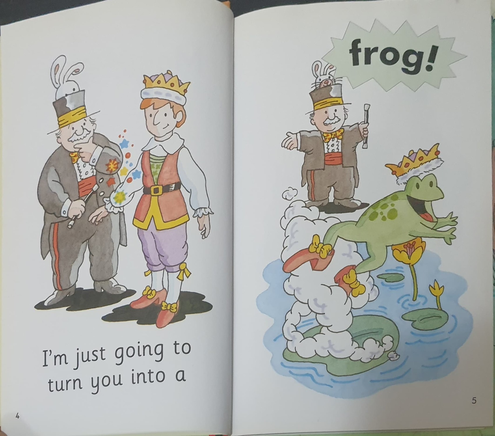 หนังสือนิทานปกแข็ง ** 🍅🍓READ WITH LADYBIRD:L1 BOOK 8 MAGIC SPELLS