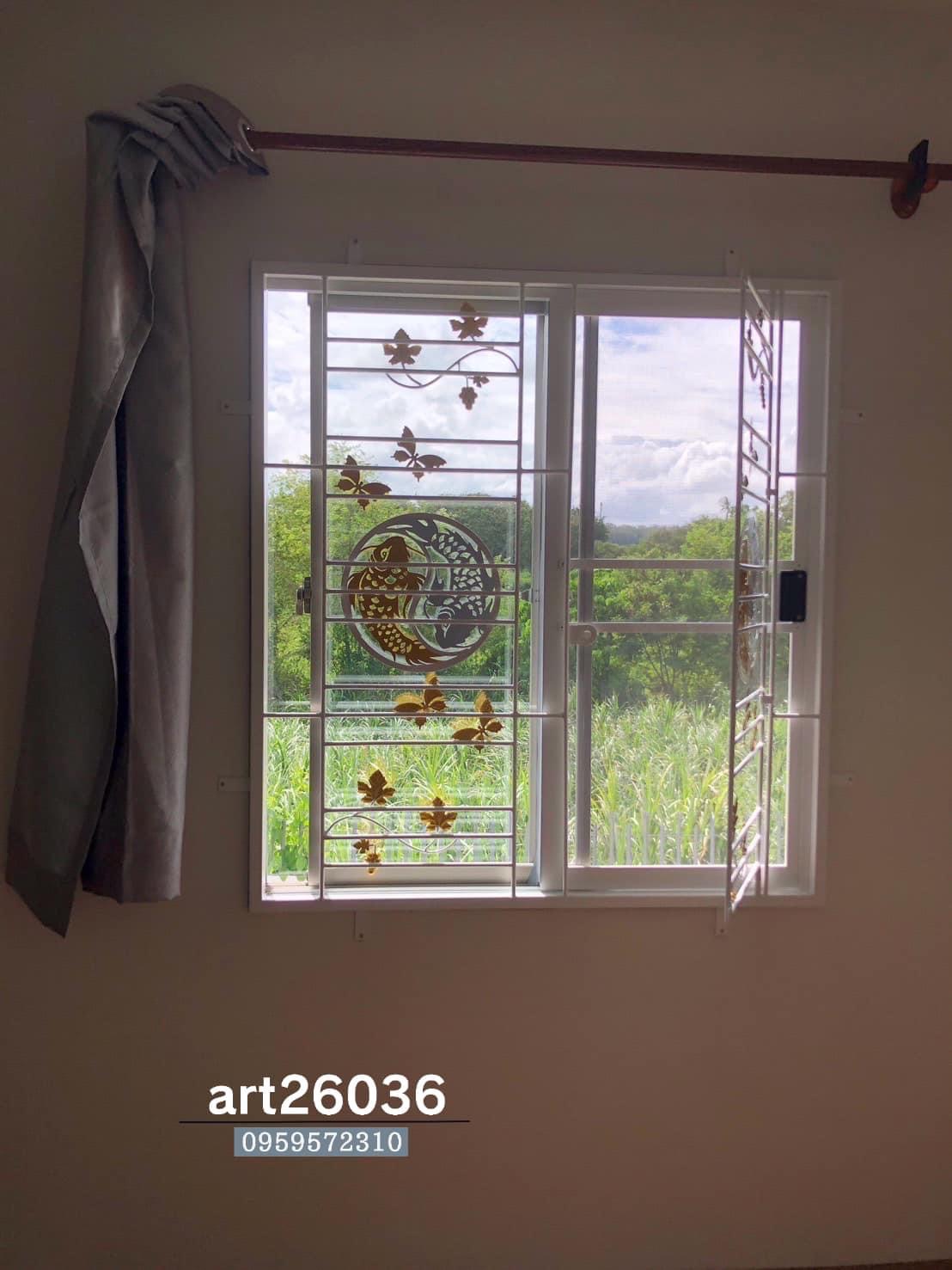 เหล็กดัด หน้าต่าง ลายยอดฮิต