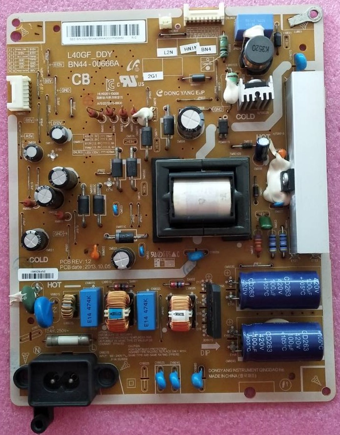 ซับพลายทีวี ซัมซุง SAMSUNG อะไหล่แท้/ของถอดพร้อมใช้งาน พาร์ท BN44-00666A BN44-00666B รุ่น HG39AB460HW HG40AA570LR UA40EH5000M UA40EH5000R