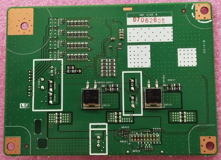 ไดร์ LEDทีวี SHARP ชาร์ป อะไหล่แท้มือสองพร้อมใช้งาน ใช้กับรุ่น LC-50SA5200X LC-50UA6800X LC-50UA6500X LC-50SA5500X พาร์ท QPWBXG798WJN