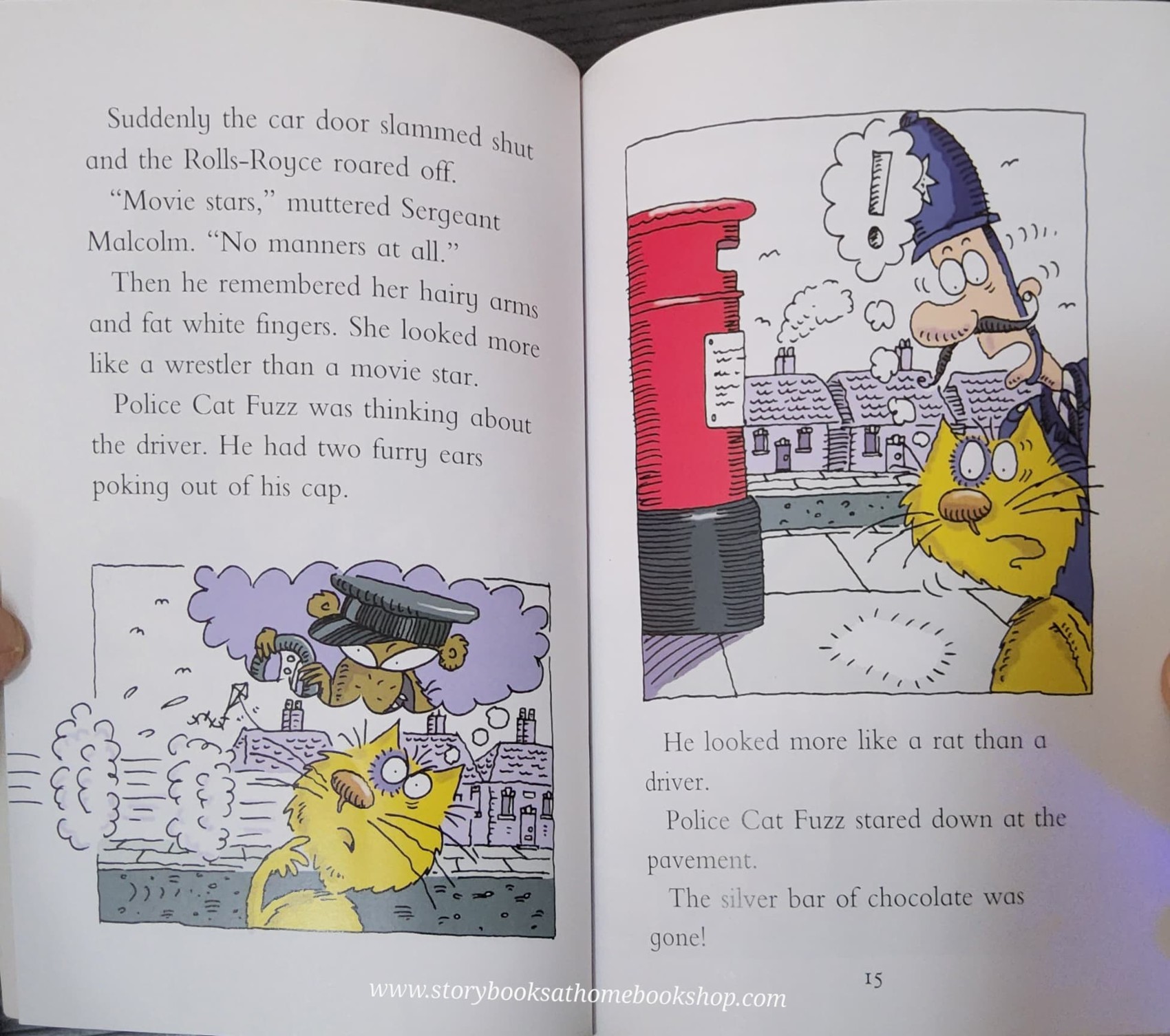 หนังสือนิทานปกอ่อน** ♥️FIRST YOUNG PUFFIN:POLICE CAT FUZZ