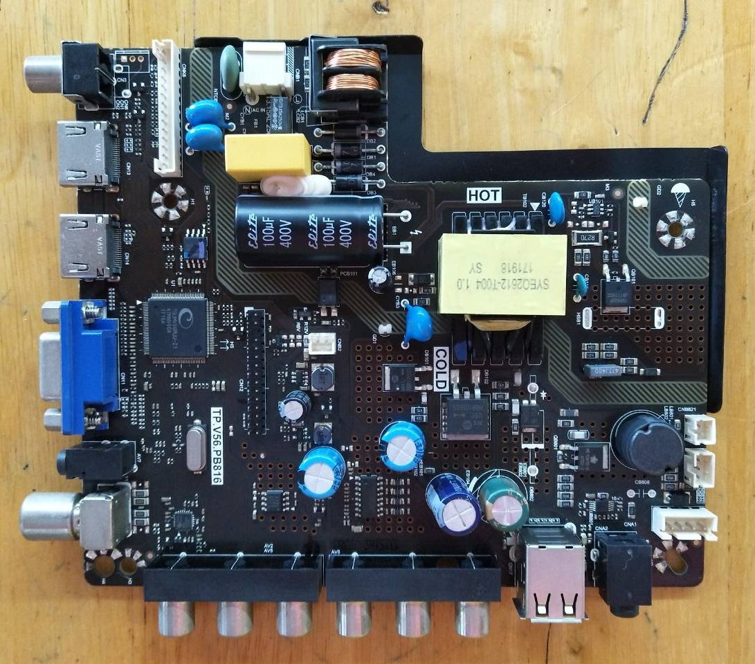 One Board Altron (วันบอร์ด อัลทรอน)อะไหล่แท้/ของถอด รุ่นALTV-3210 :TP.V56.PB816 เวอร์ชั่น ทีบาร์ ST3151A05-8