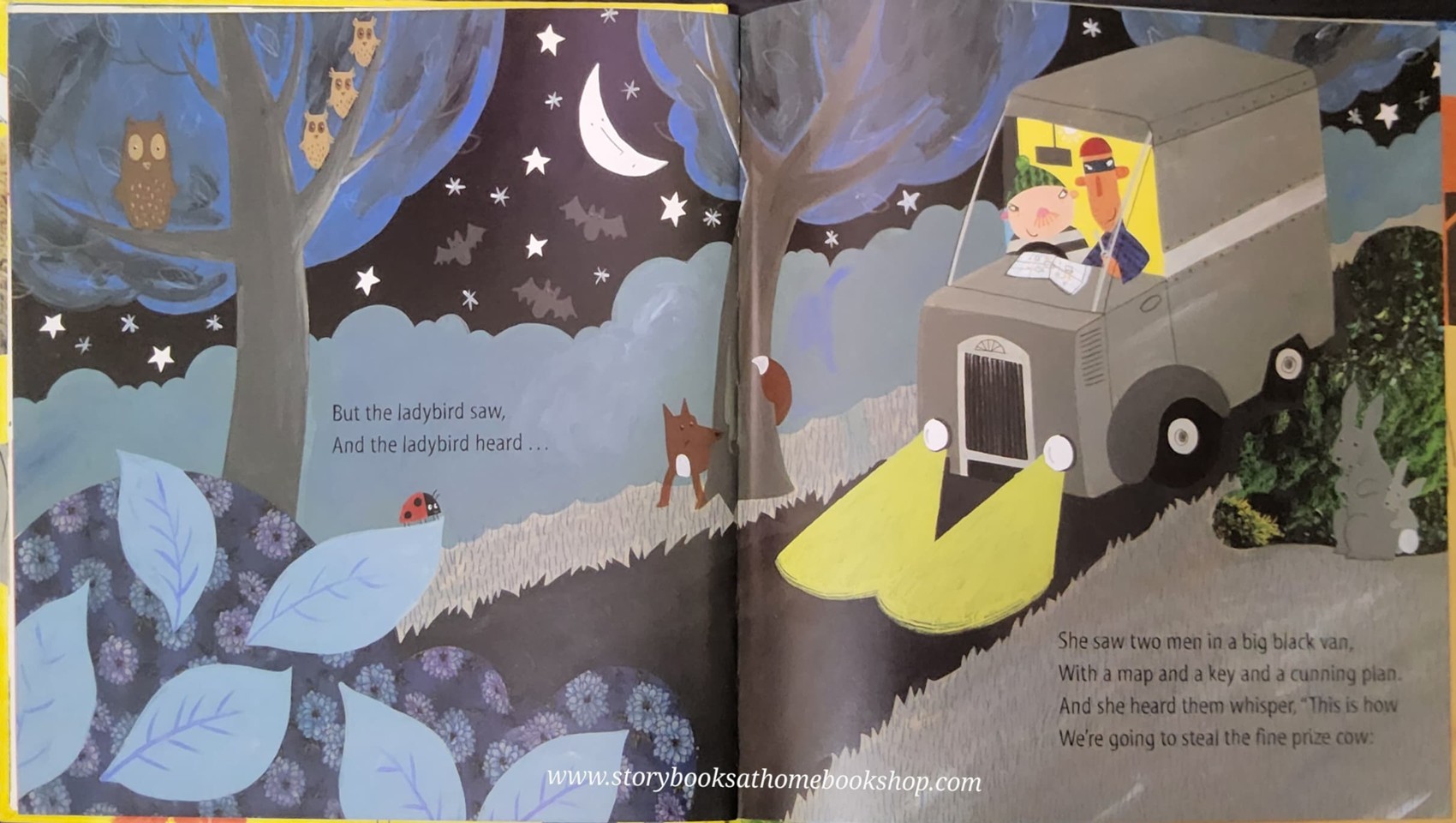 หนังสือนิทานปกแข็ง ** 🍅🍓WHAT THE LADYBIRD HEARD BY JULIA DONALDSON.LYDIA MONKS