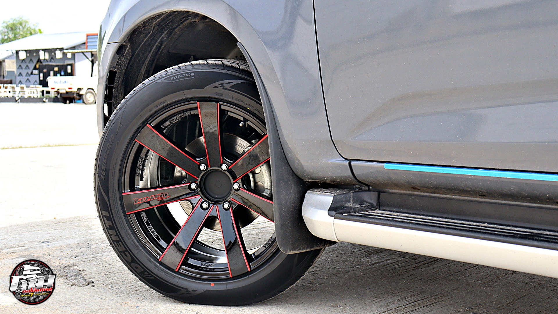 All New ISUZU HI-Lander เปลี่ยนล้อยาง ล้อ TORQ GTR ขอบ20นิ้ว ยาง LANDSAIL DCT500 265/50R20 111W