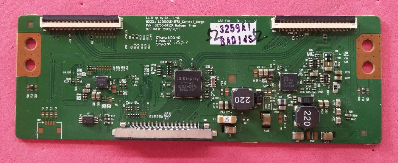 ทีคอน(T-CON) LG(แอลจี)อะไหล่แท้/ของถอด พาร์ท 6870C-0452A ใช้กับรุ่น 32LN5400