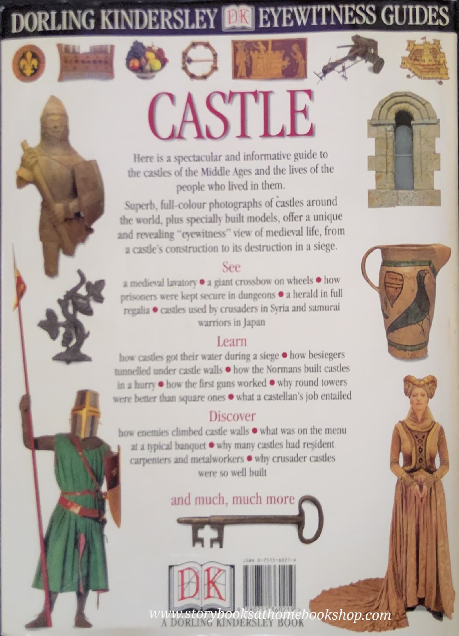 KNOWLEDGE BOOK** ♥️DK EYEWITNESS GUIDES:CASTLE