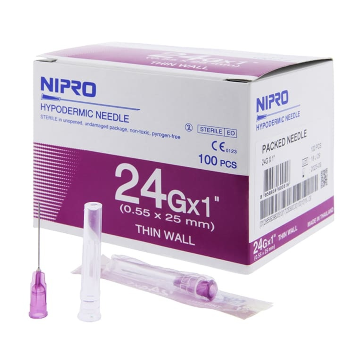 NIPRO เบอร์ 24G x 1 นิ้ว